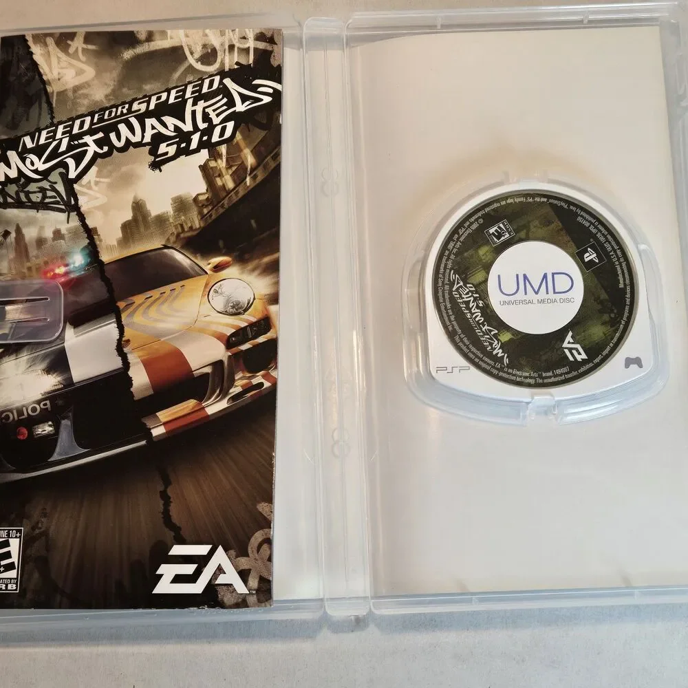 Need for Speed Most Wanted 5-1-0 (Sony PSP) - CIB - Complete with Manual